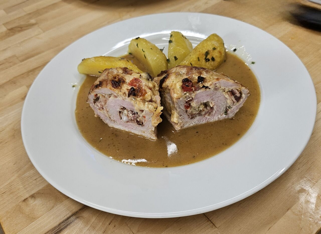 Gefüllte Roulade