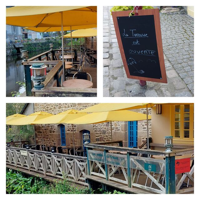 Restaurant Les Jardins du Trieux : week-end de Pâques ouverture de la terrasse