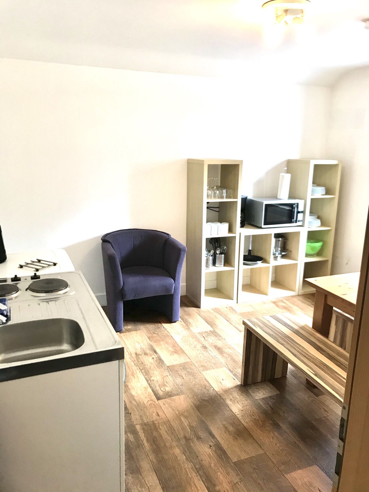 z.B. Küche im Apartment für bis 7 Personen