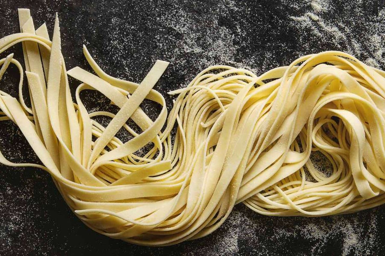 Pasta aus eigener Herstellung