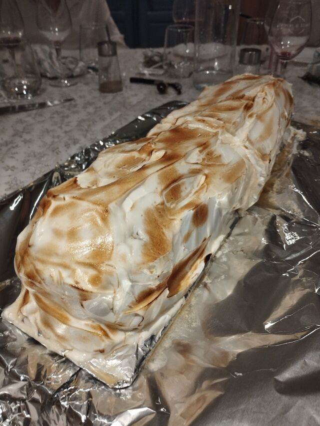 L'omelette norvégienne au nougat glacé 