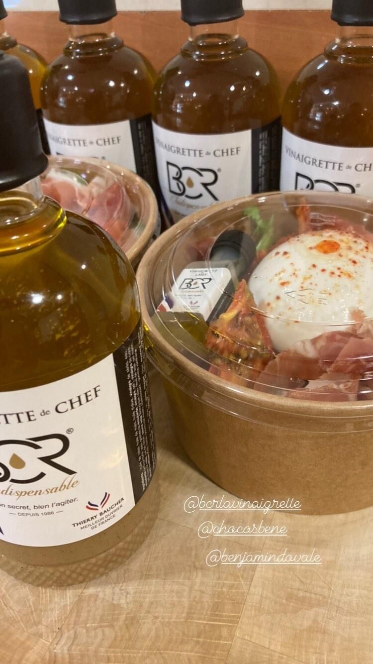 vinaigrette BCR qui a été mis au point en Avignon par le Chef Thierry Baucher Meilleurs Ouvrier de France 