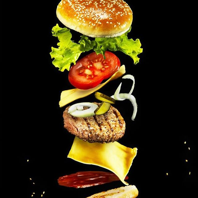 Nos burgers sont faits avec le pain de notre boulanger, de la viande fraîche et nos sauces maison