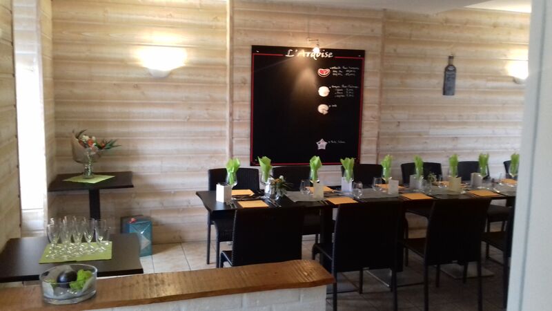 La salle de restaurant privatisable : de 10 à 24 personnes