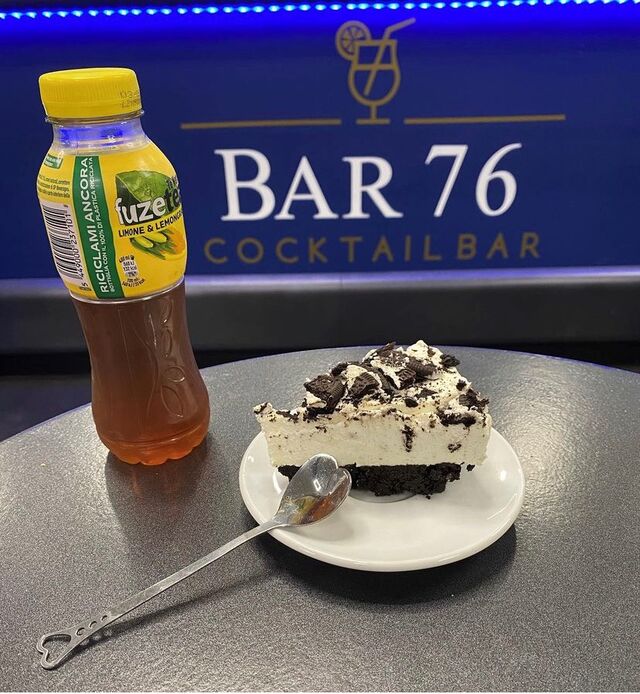 Cheescake con oreo di nostra produzione, tutta da gustare nel nostro bar!