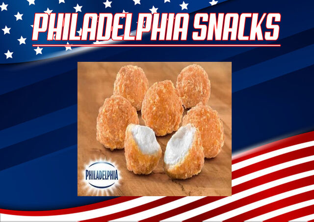 12 unidades de Bolitas de queso Philadelphia Rebozadas