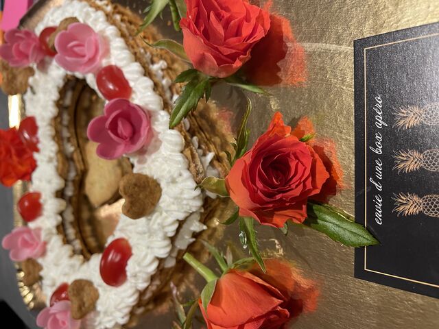 Coeur apéro st valentin