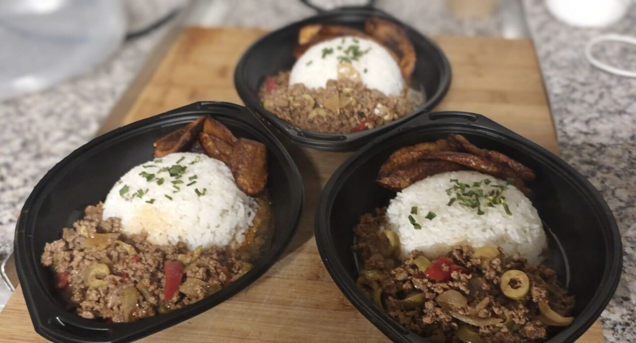 Frisette de bœuf à la cubaine 