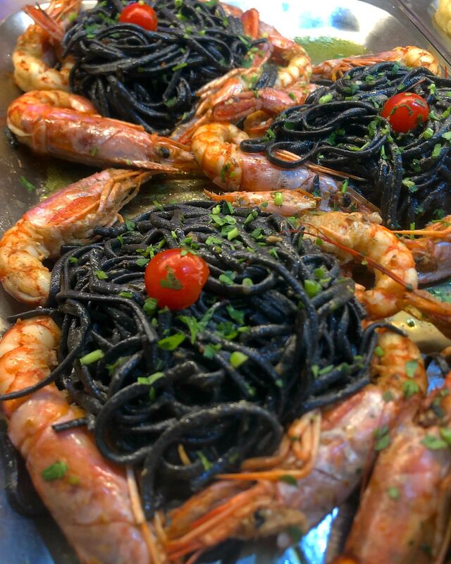 Linguini c/ gambas