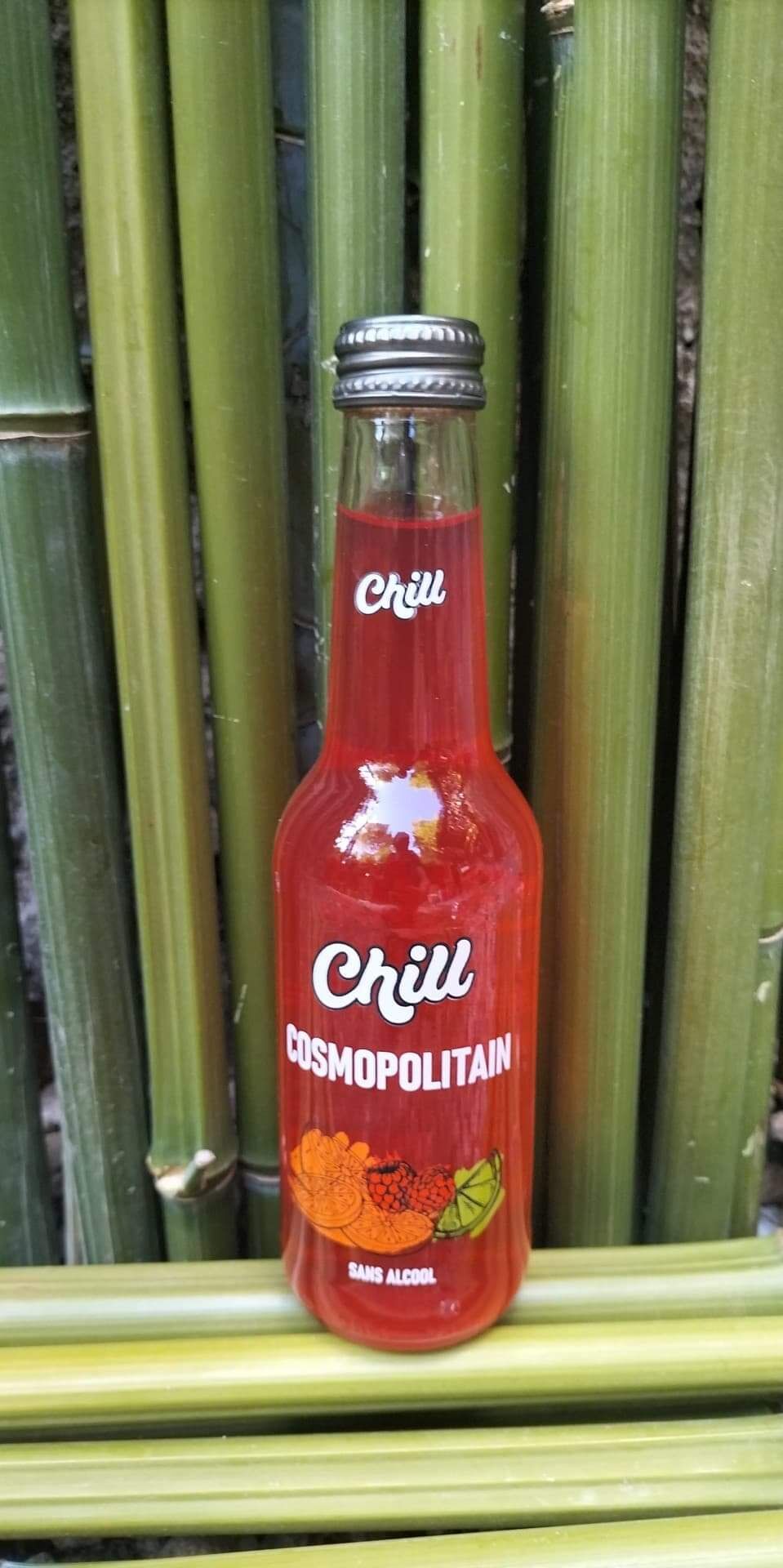 Cosmopolitain : Orange, framboise, citron vert