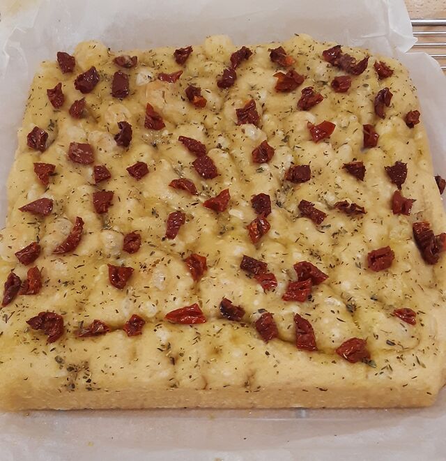 Foccacia tomates confites