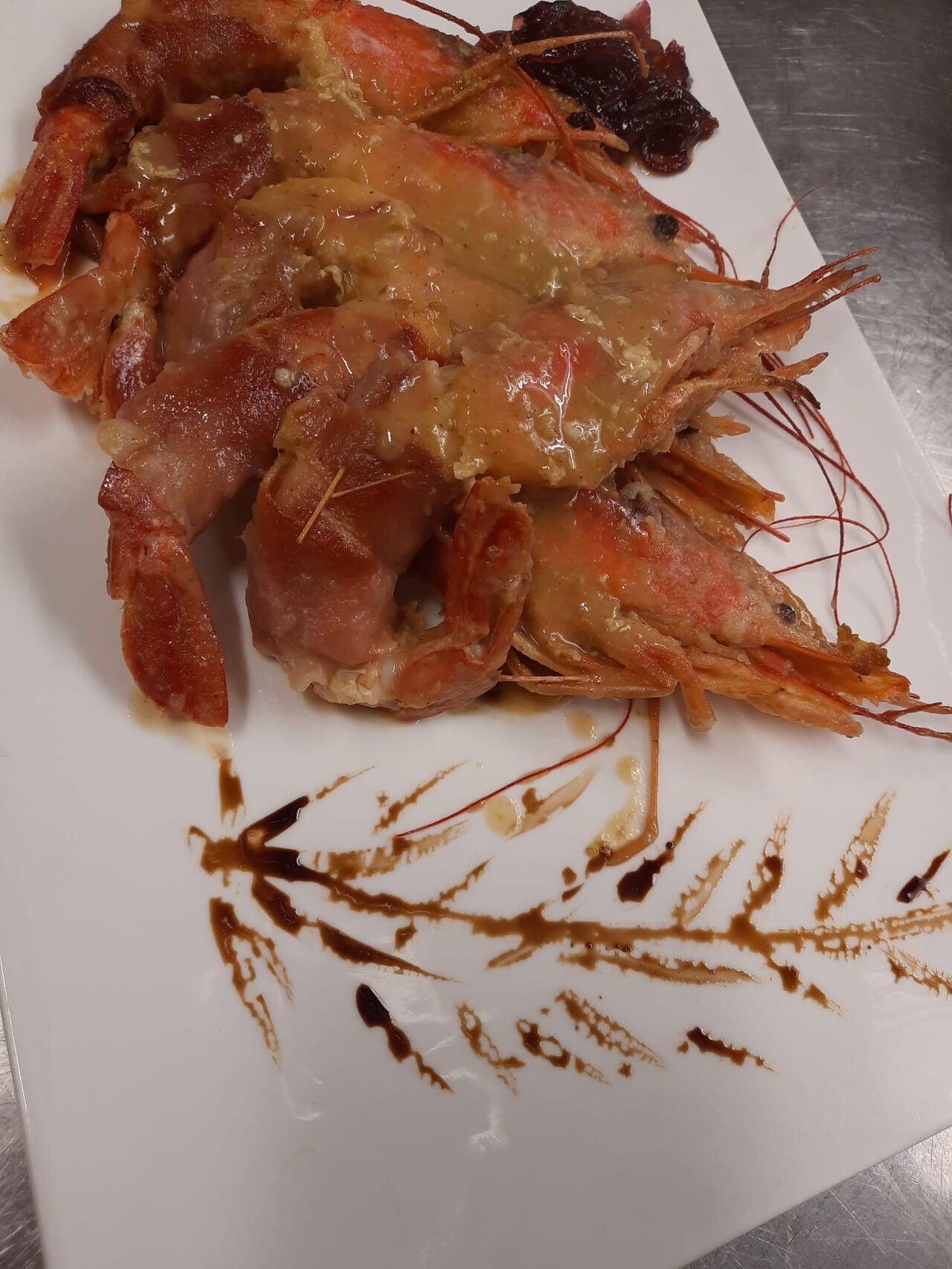 GAMBERONI AL CRUDO E COGNAC