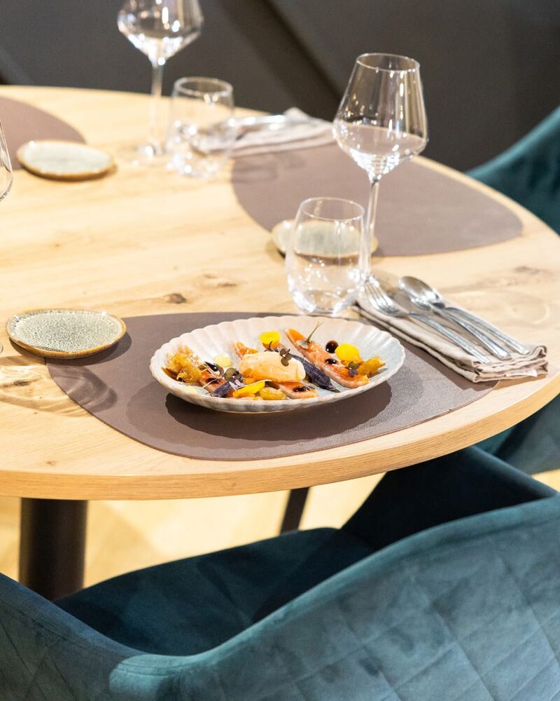 Le saumon gravlax, Carotte, Orange, Oignon, Citron noir