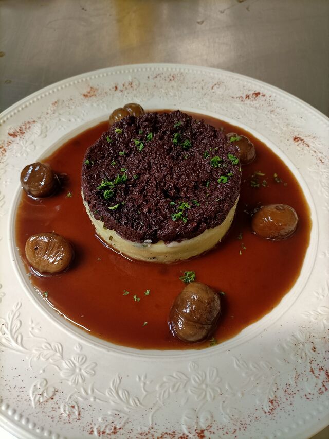 Parmentier de boudin de bonnac la côte 