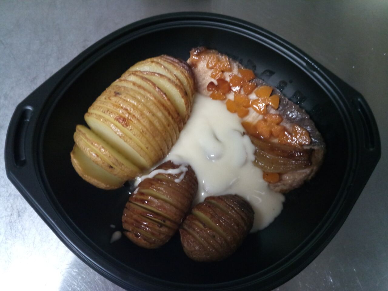 Saumon et pomme de terres Roskoff