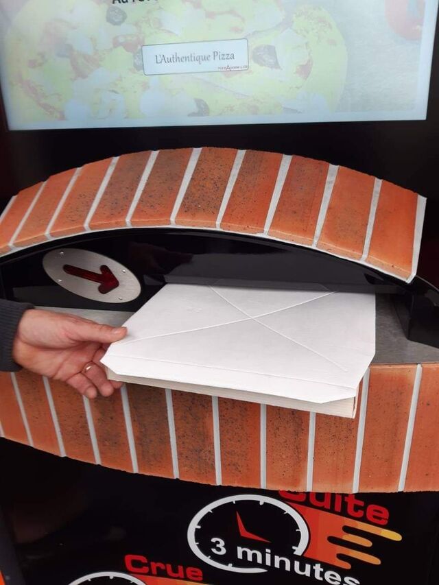 Votre pizza chaude en 3 minutes ou froide en 30 secondes à faire chauffer 