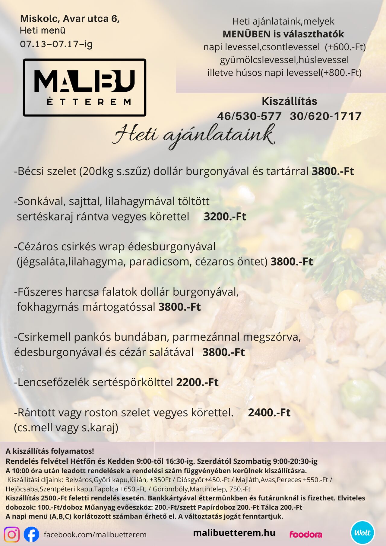 Heti ajánlat