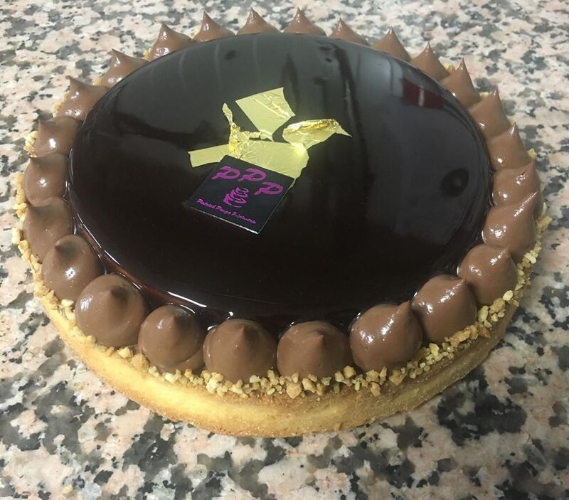 La tarte chocolat-caramel grand format