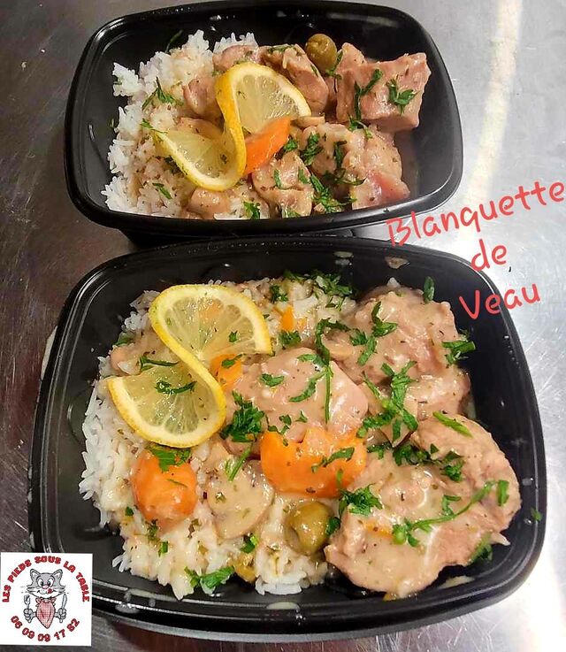 Blanquette de veau, riz Basmati