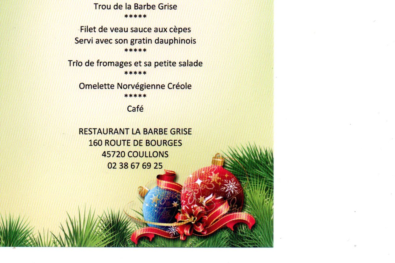 menu du 1er Janvier 2018