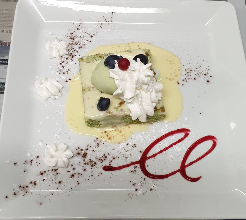 Dessert du jour du week-end du 30 octobre : un gâteau à la crème de pistache