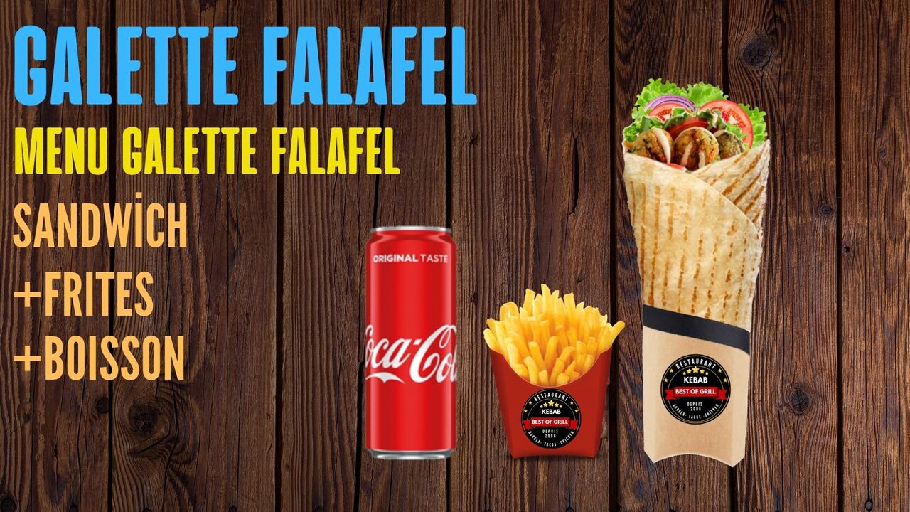 MENU GALETTE FALAFEL