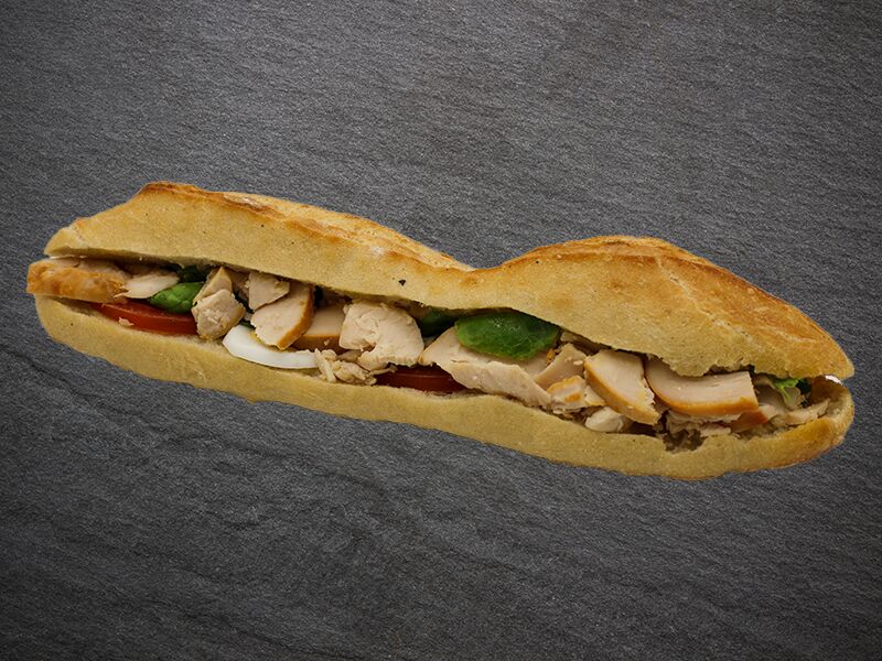 sandwich complet poulet