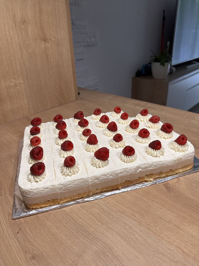 Ciasto jogurtowe malina/wanilia