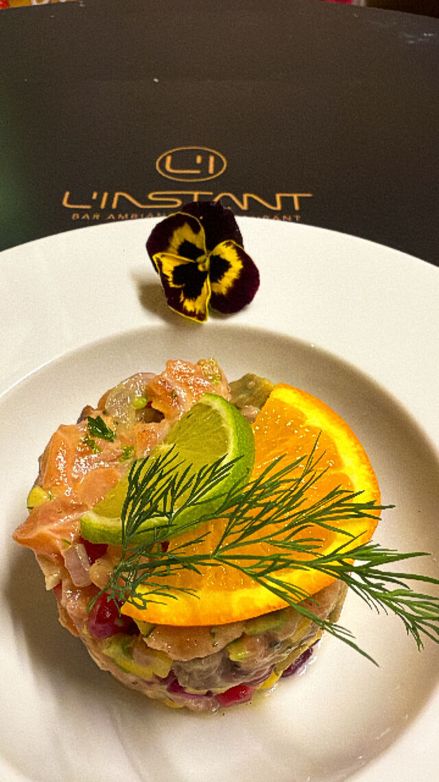 Tartare de saumon tropical 