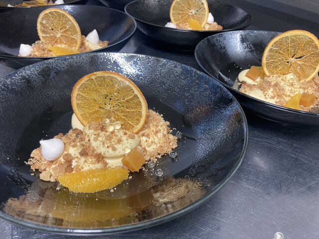 La tarte à l’orange déstructurée 