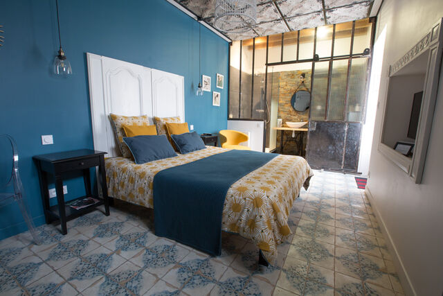 Chambre double Rdc avec douche 