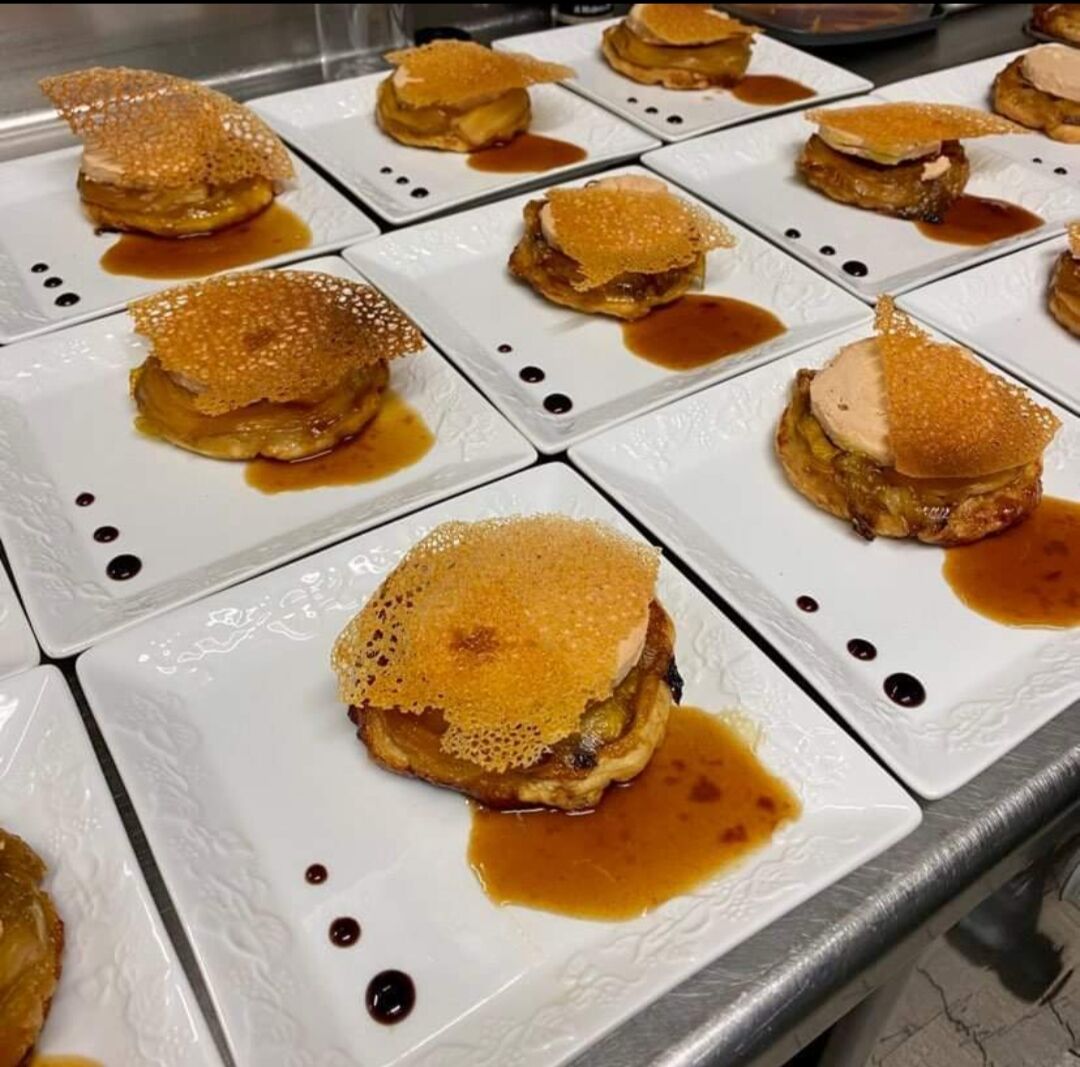 Tatin d'endives au foie gras