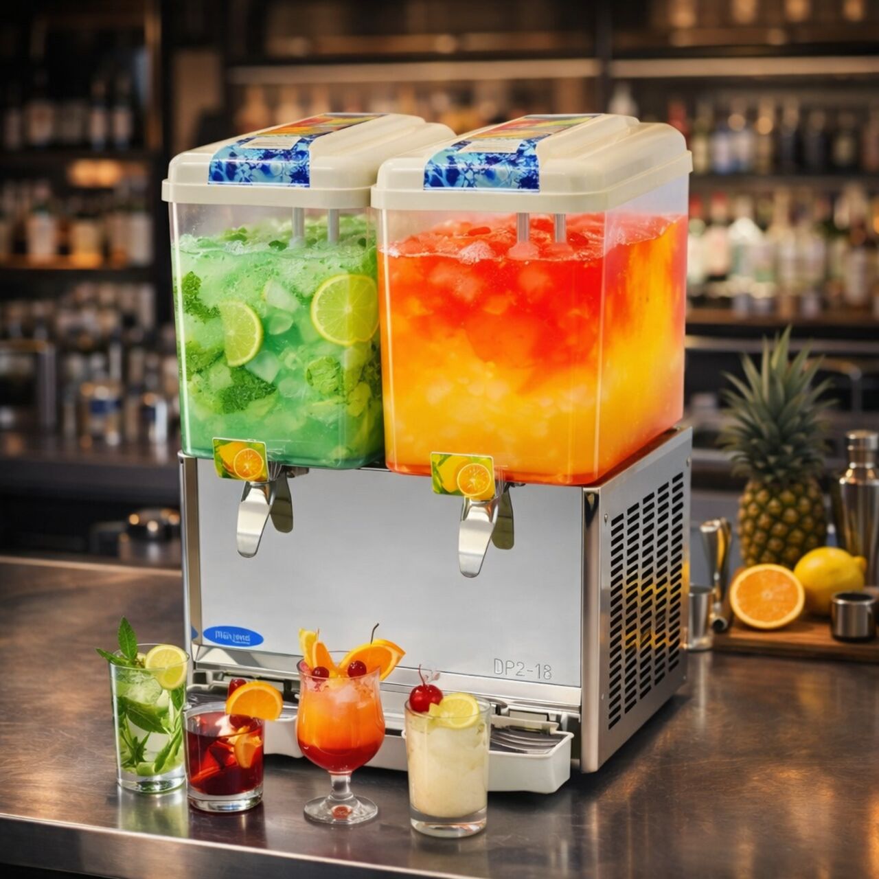 Location distributeur cocktails réfrigérés 36L