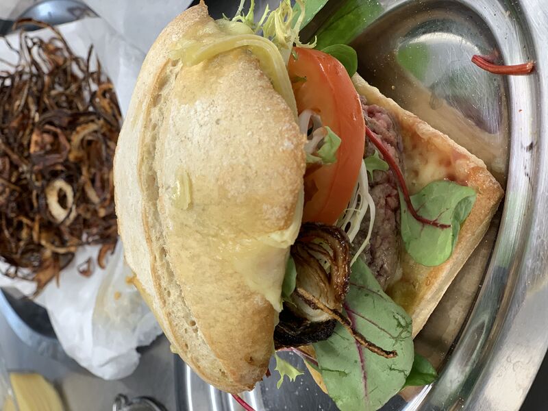 burger rustique, steak parthenaise