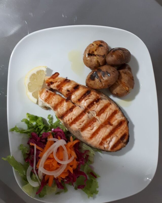 Salmão grelhado