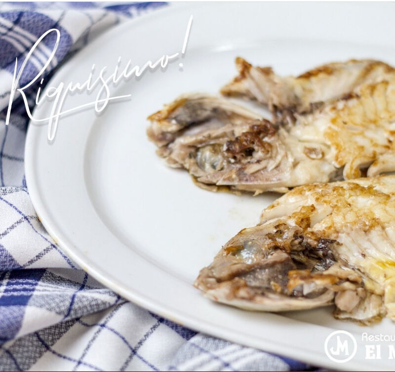 Pescado de Piedra abierto a la espalda