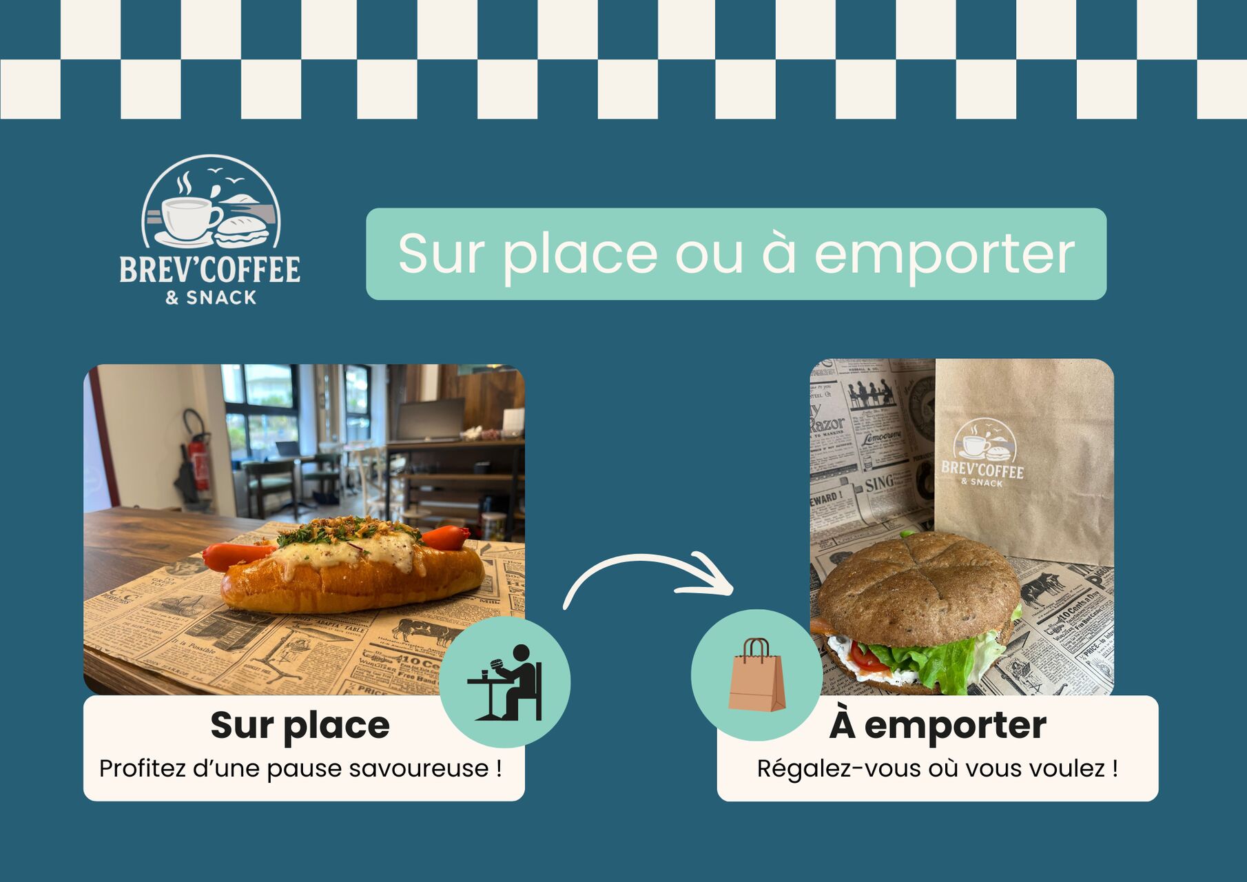 Sur place ou à emporter ?
