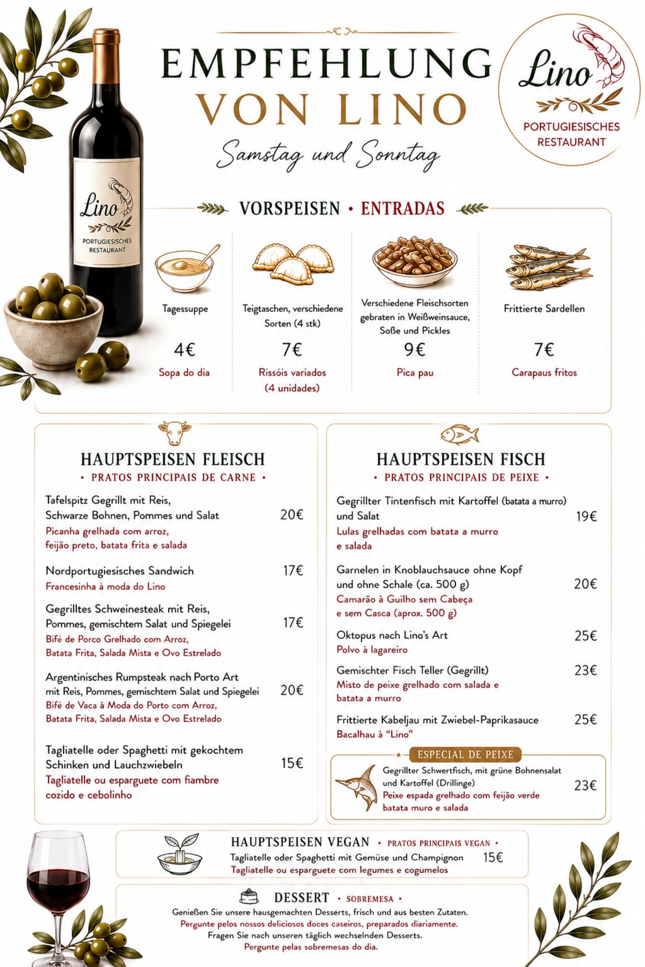 Wochenende, Specials