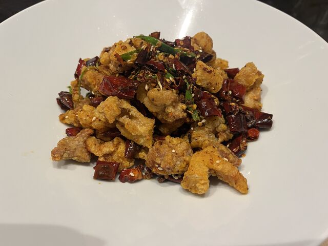 Poulet sauté aux piments secs