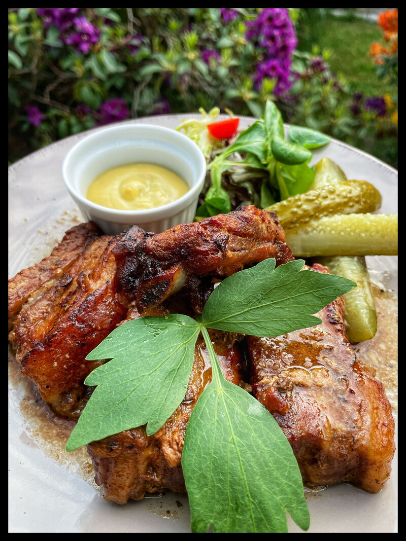 Vepřová žebírka na medu