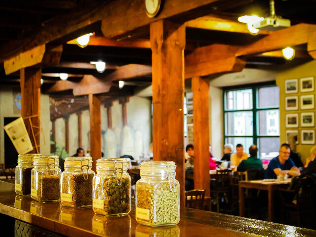 Interiér Restaurace U Orloje