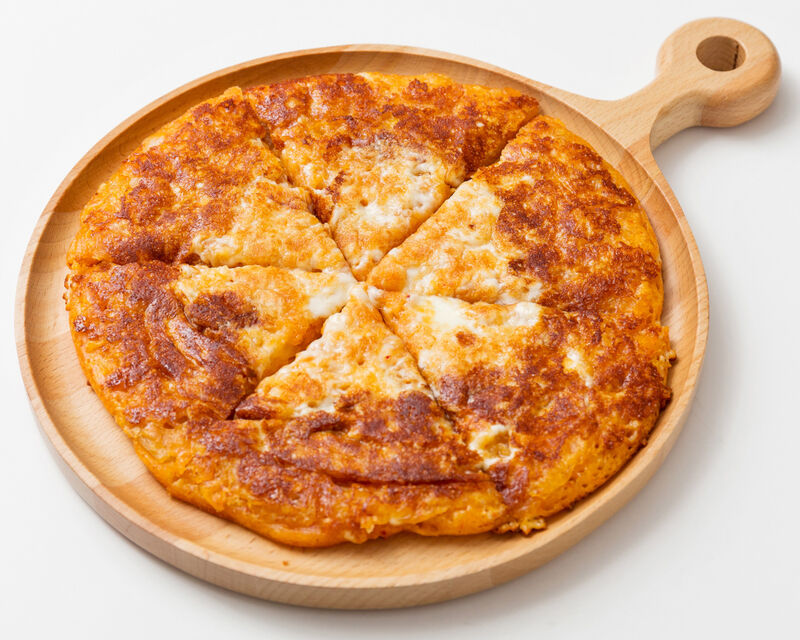 KIMCHI CHEESE PANCAKE