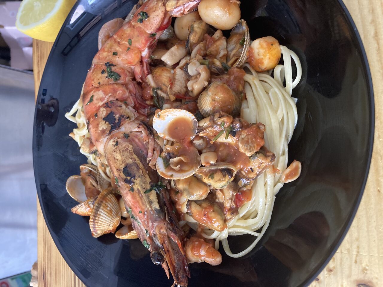 Pâtes au fruits de mer 