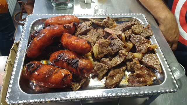 Picada profesional de chorizo y carne 
