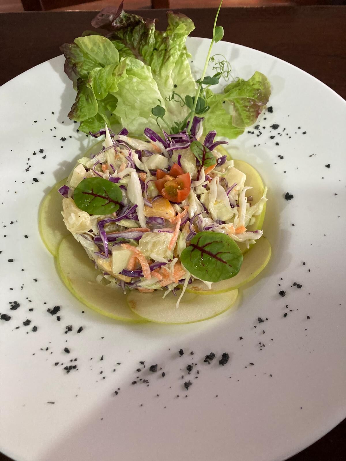 Ensaladilla De Langostinos Y Frutas Tropicales