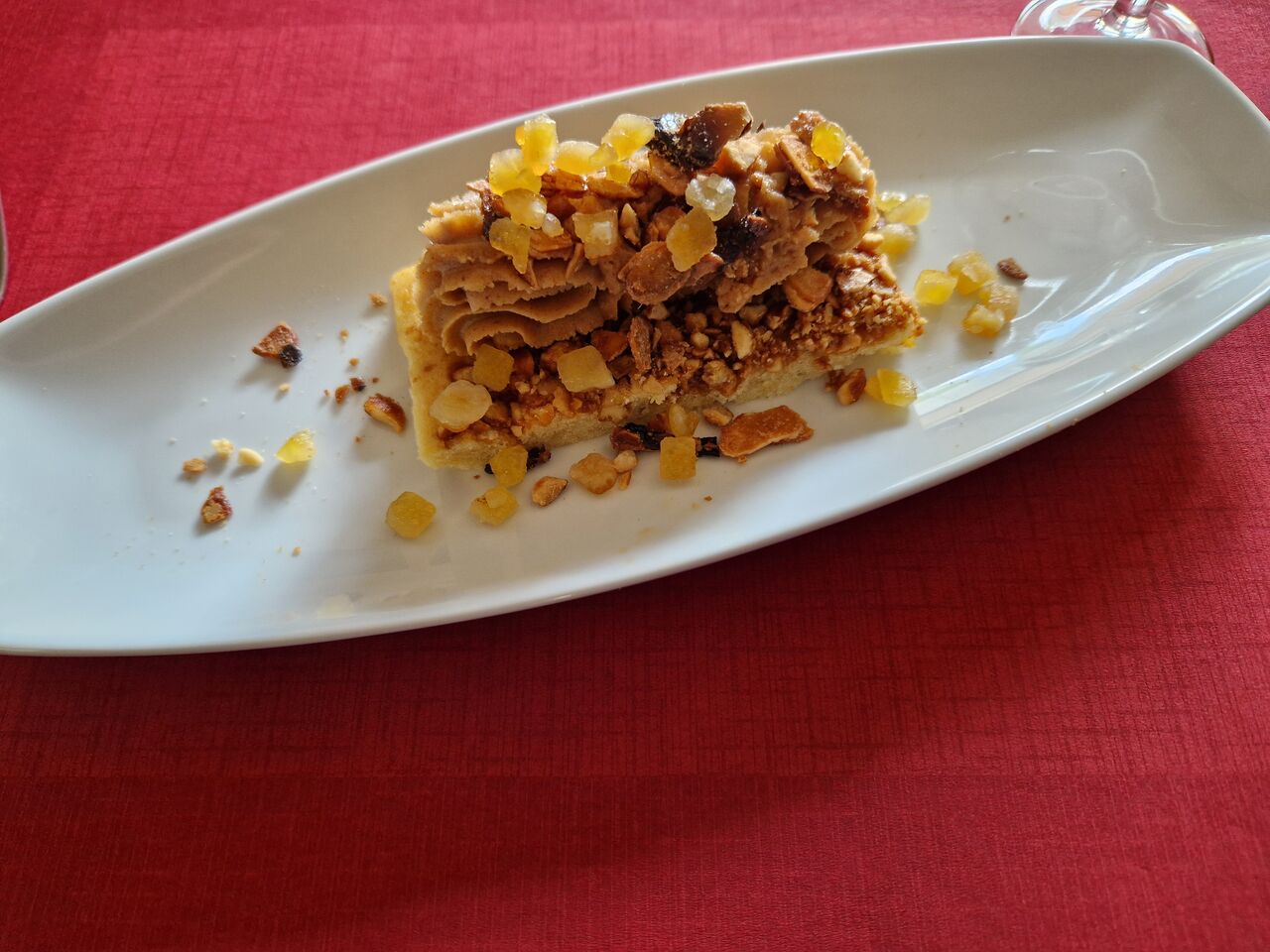 Dessert autour de la cacahuète