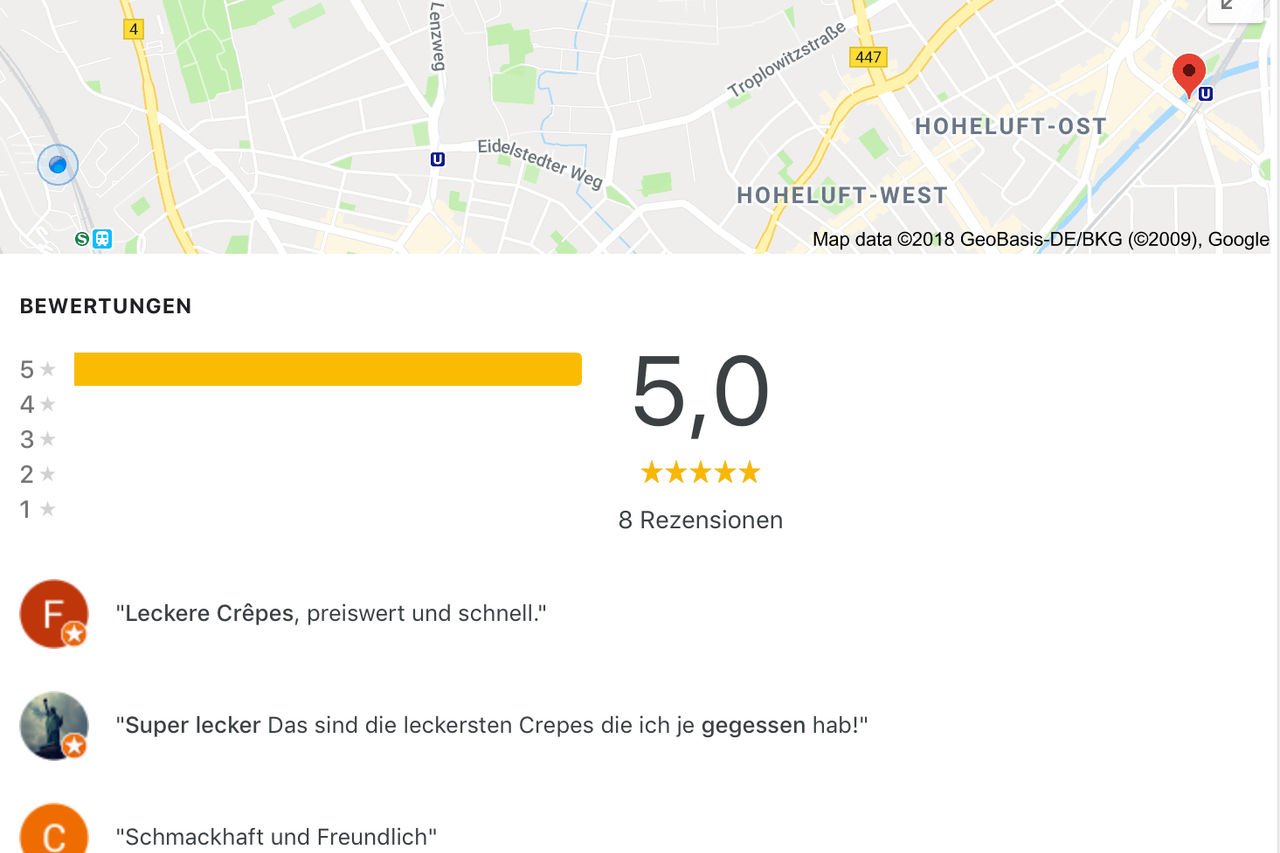 Die besten Crepes in Hamburg!