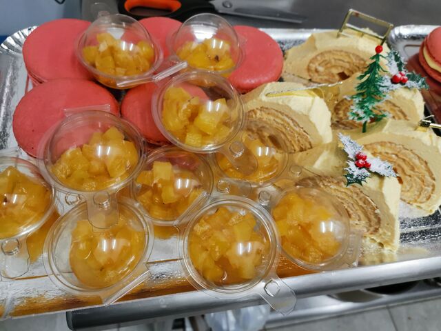 Dessert à l'assiette gourmand