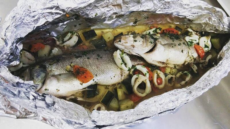 Il nostro pesce al cartoccio