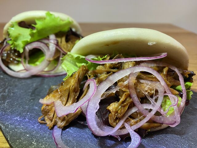 Pan Bao de codillo a baja temperatura